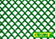 Kunststoffzaun, Gitterzaun, Zaun, (Polyethylen) grün masche 7x7mm 1,5m x 25m